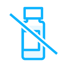 薬剤を一切使用しない説明画像